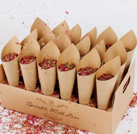 Confetti Box + Kraft Paper