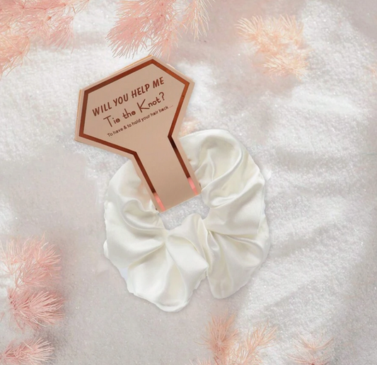 Bridesmaid Gift Scrunchie