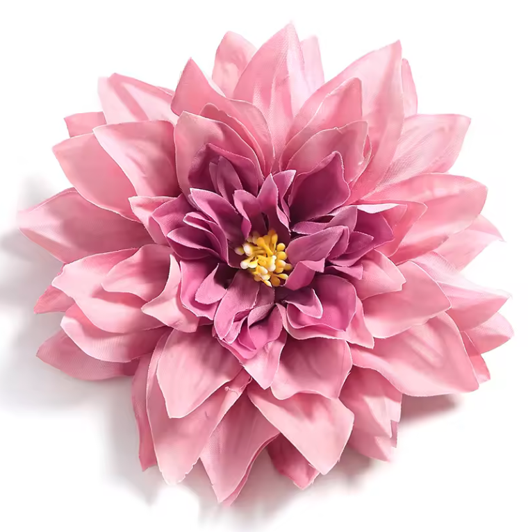 Dahlia Flower Heads Artificial Flower Large - 5 Pcs