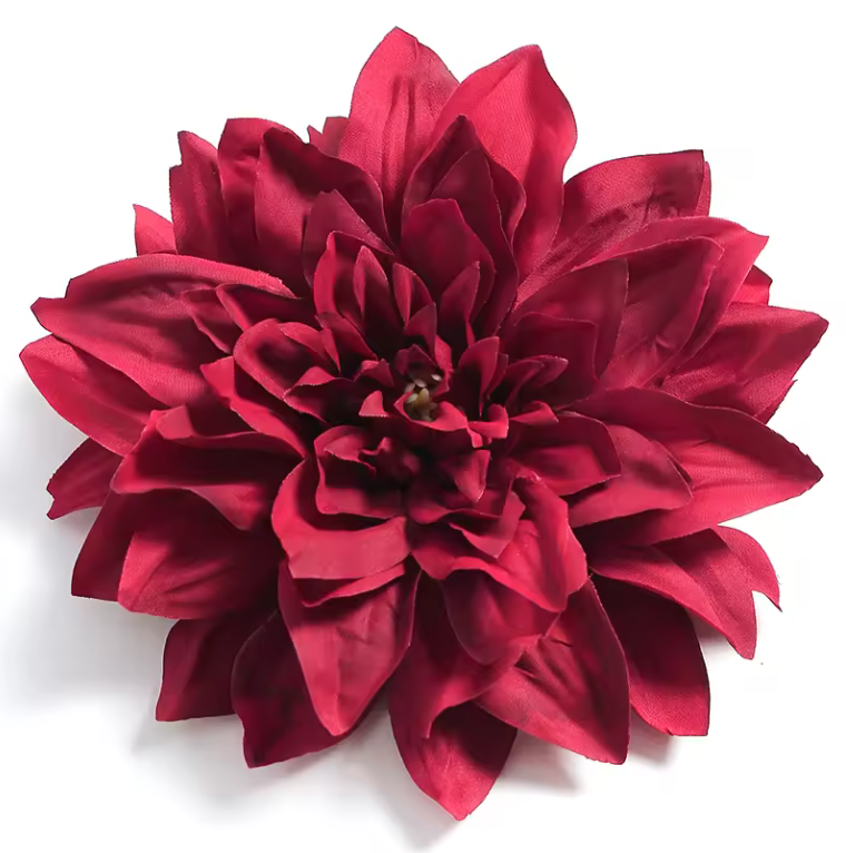 Dahlia Flower Heads Artificial Flower Large - 5 Pcs