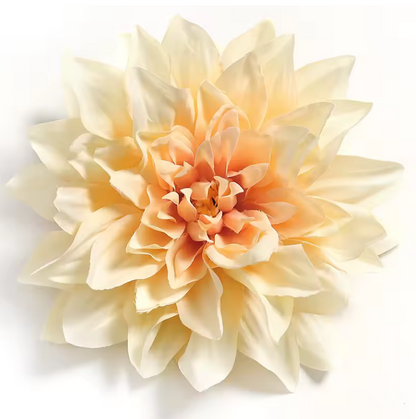 Dahlia Flower Heads Artificial Flower Large - 5 Pcs