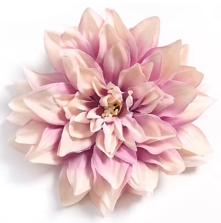 Dahlia Flower Heads Artificial Flower Large - 5 Pcs