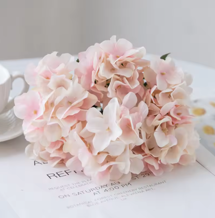 Deluxe Artificial Hydrangeas Flowers