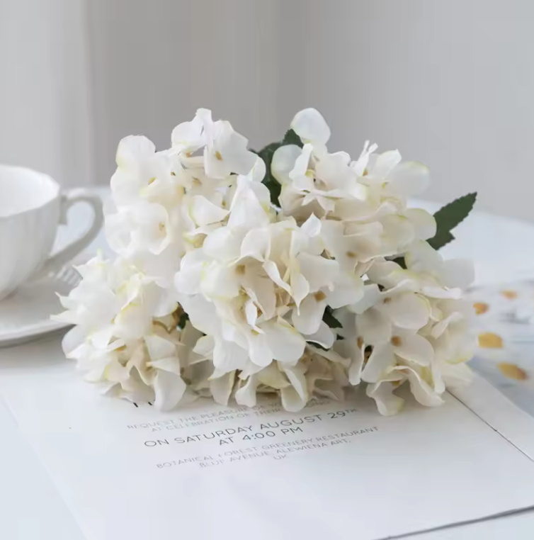 Deluxe Artificial Hydrangeas Flowers