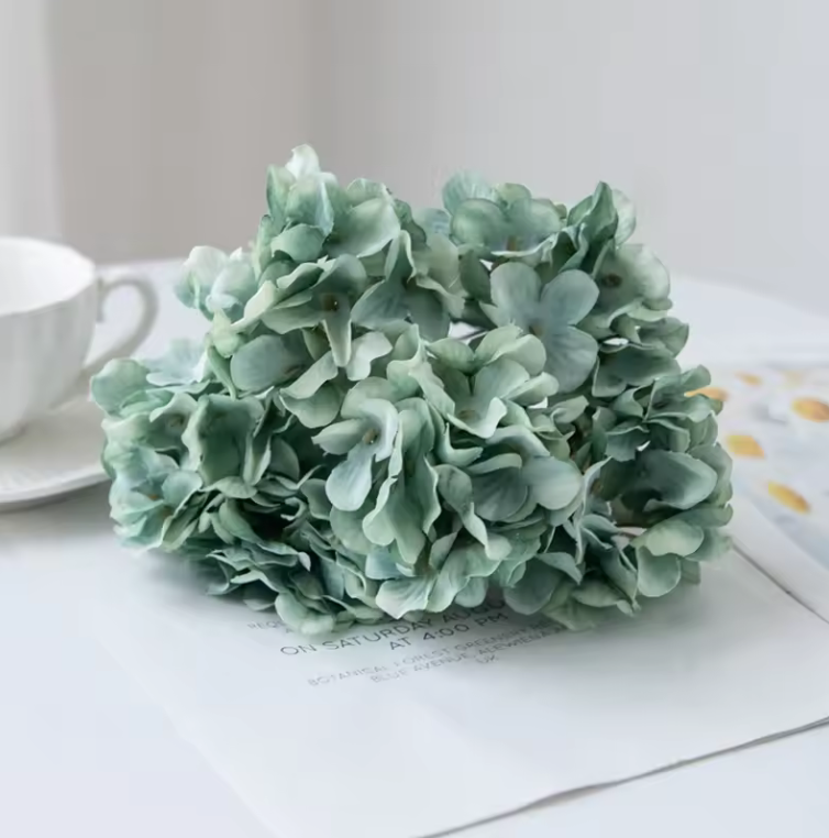 Deluxe Artificial Hydrangeas Flowers